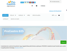 Tablet Screenshot of progastro.hu
